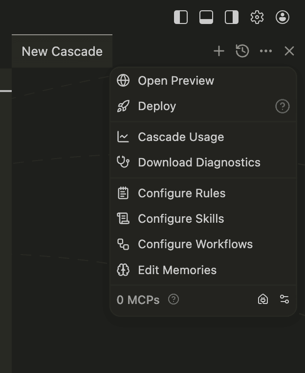 Windsurf setup step 1